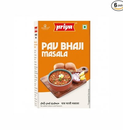 Priya Pav Bhaji Masala Powder 50g (Pack of 6)