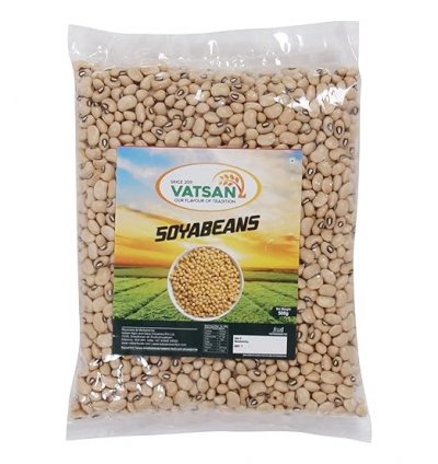 VATSAN Soya Beans 500 Grams, Pack of 1