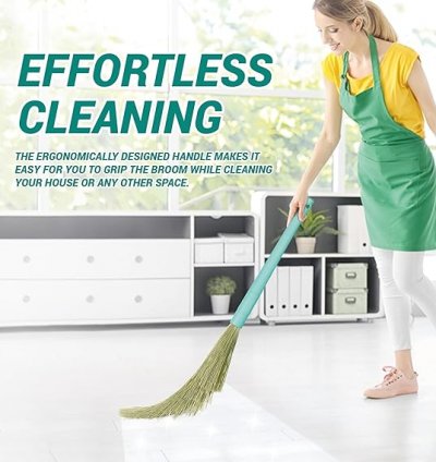 Spotzero By Milton Zero Dust Floor Broom with Long Handle