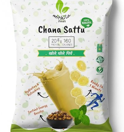 MITHILA FOODS 3 Kg Authentic Bihari Chana Sattu (Value Pack)